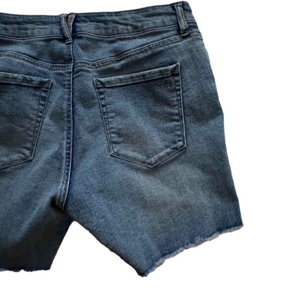 Jessica Simpson Denim Shorts Distressed Raw Hem Denim Jean Shorts Size 28 - Picture 7 of 11